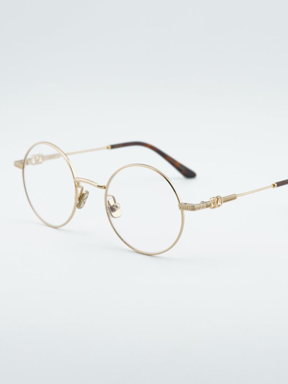 Valentino VLX-173D Eyeglasses Gold 48mm Round Frame